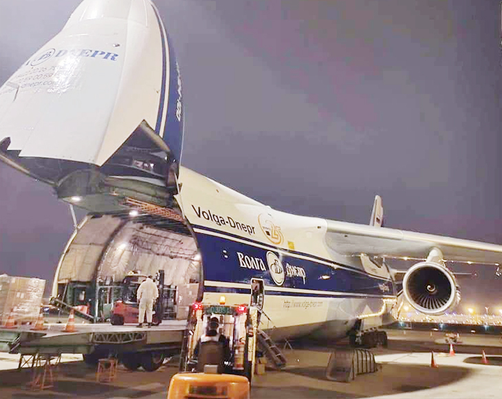 Fracht-Luft-Chartertransport